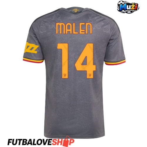 Dres AS Roma Donyell Malen #14 Tretina 2026-27 Krátky Rukáv